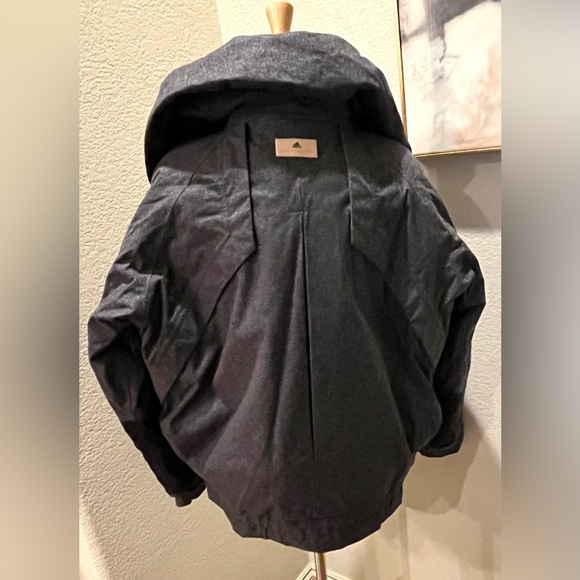 Adidas Stella McCartney Women’s Recco Ski Jacket Coat Charcoal Gray L - Picture 9 of 16